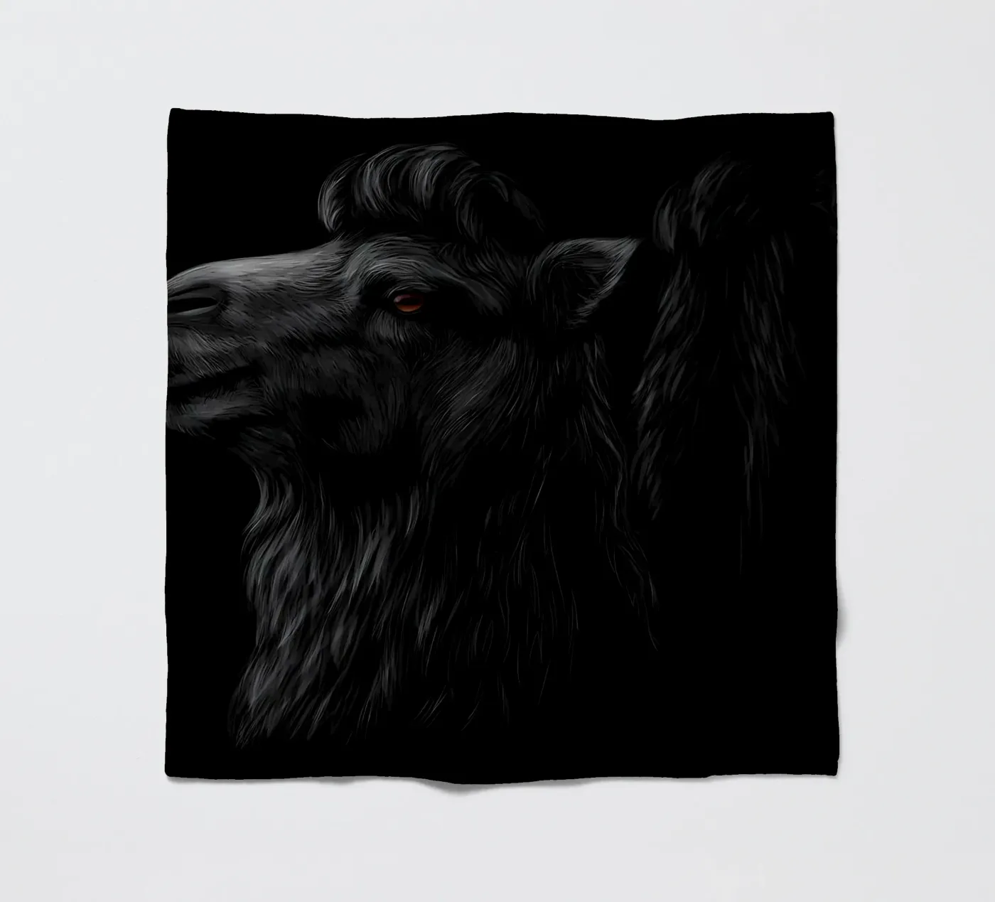Camel fleece blanket by Delaplane