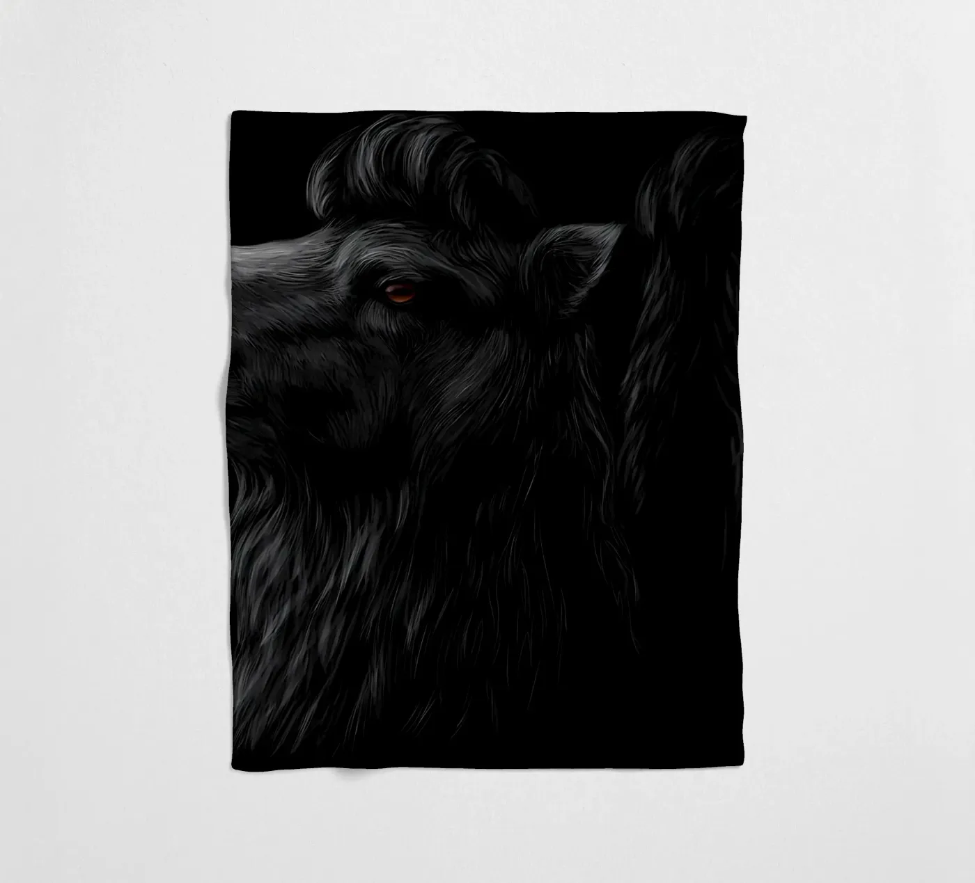 Camel fleece blanket by Delaplane