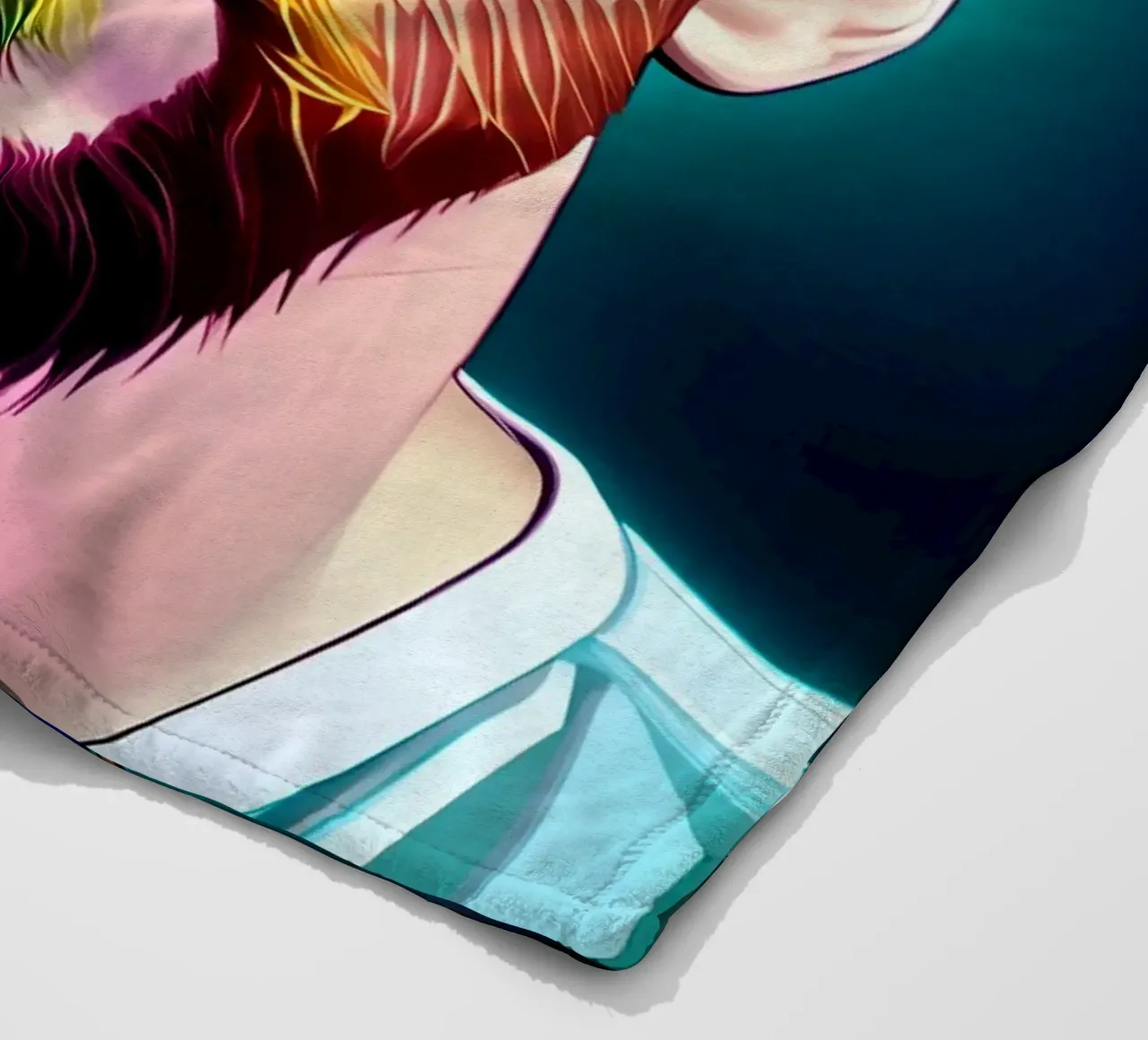 Lionel Messi portrait neon wpap coperta in pile da BONANZA