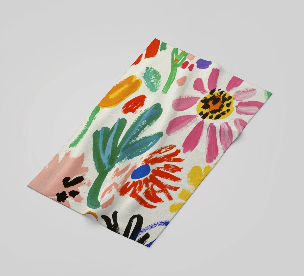 Henri Matisse Fleurs Jardin serviette de plage de Modern Muse