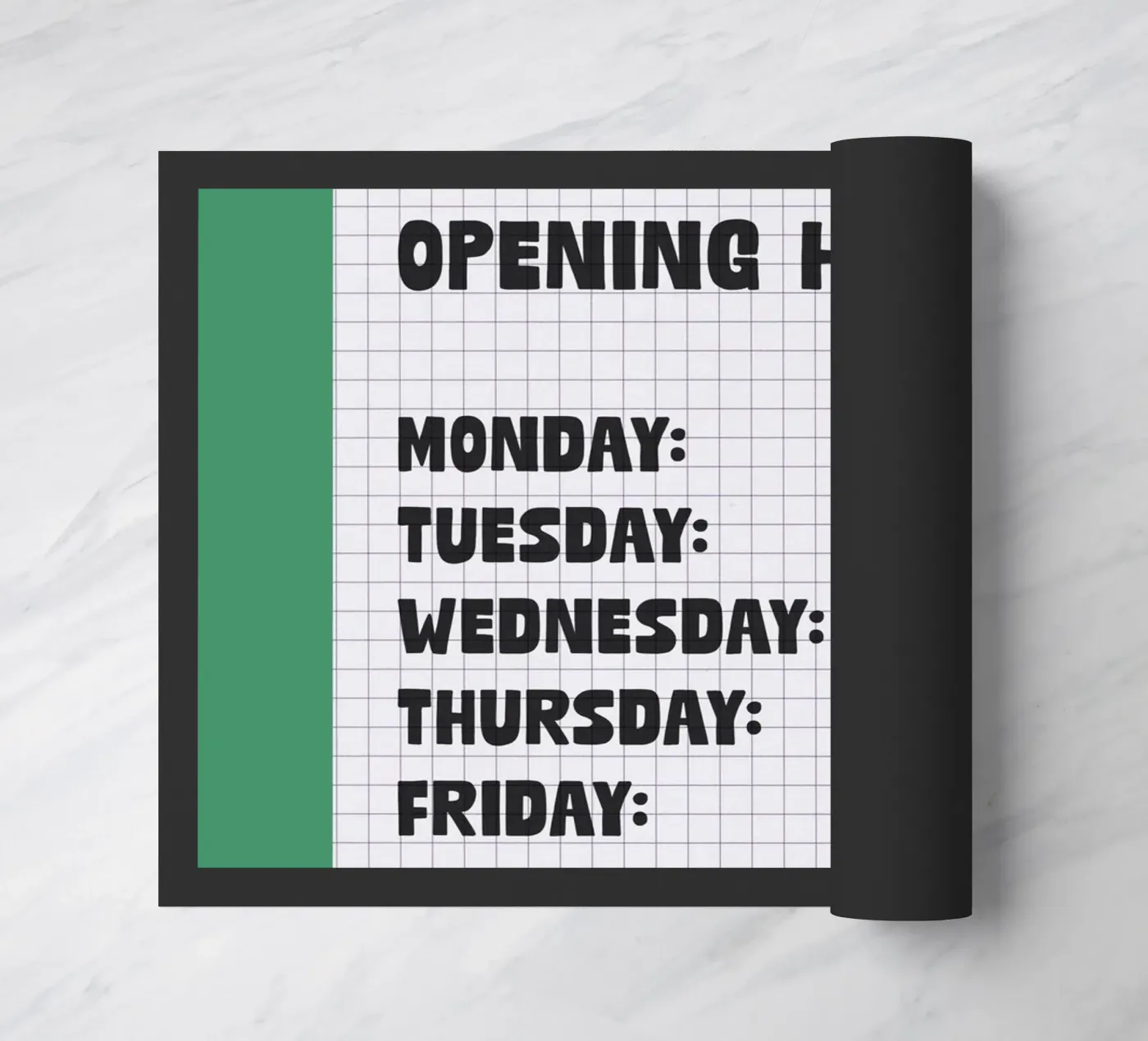 Opening Hours zerbino da TheGrumpyHomeDecor