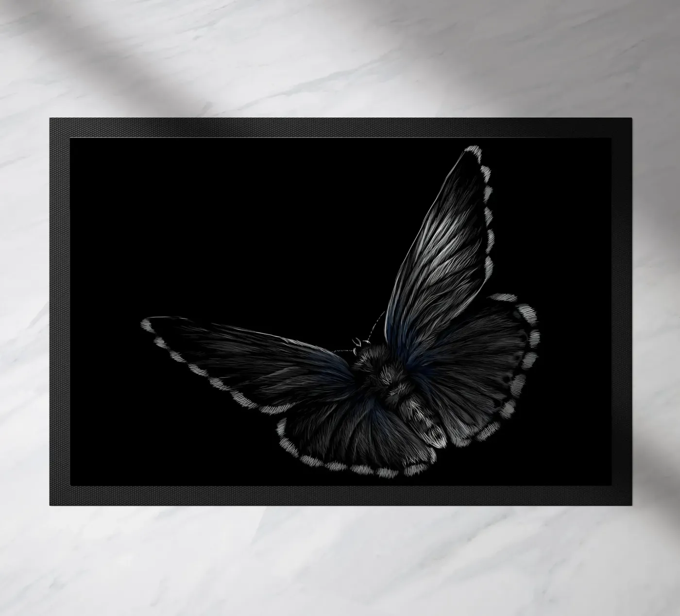 Papillon paillasson de Delaplane