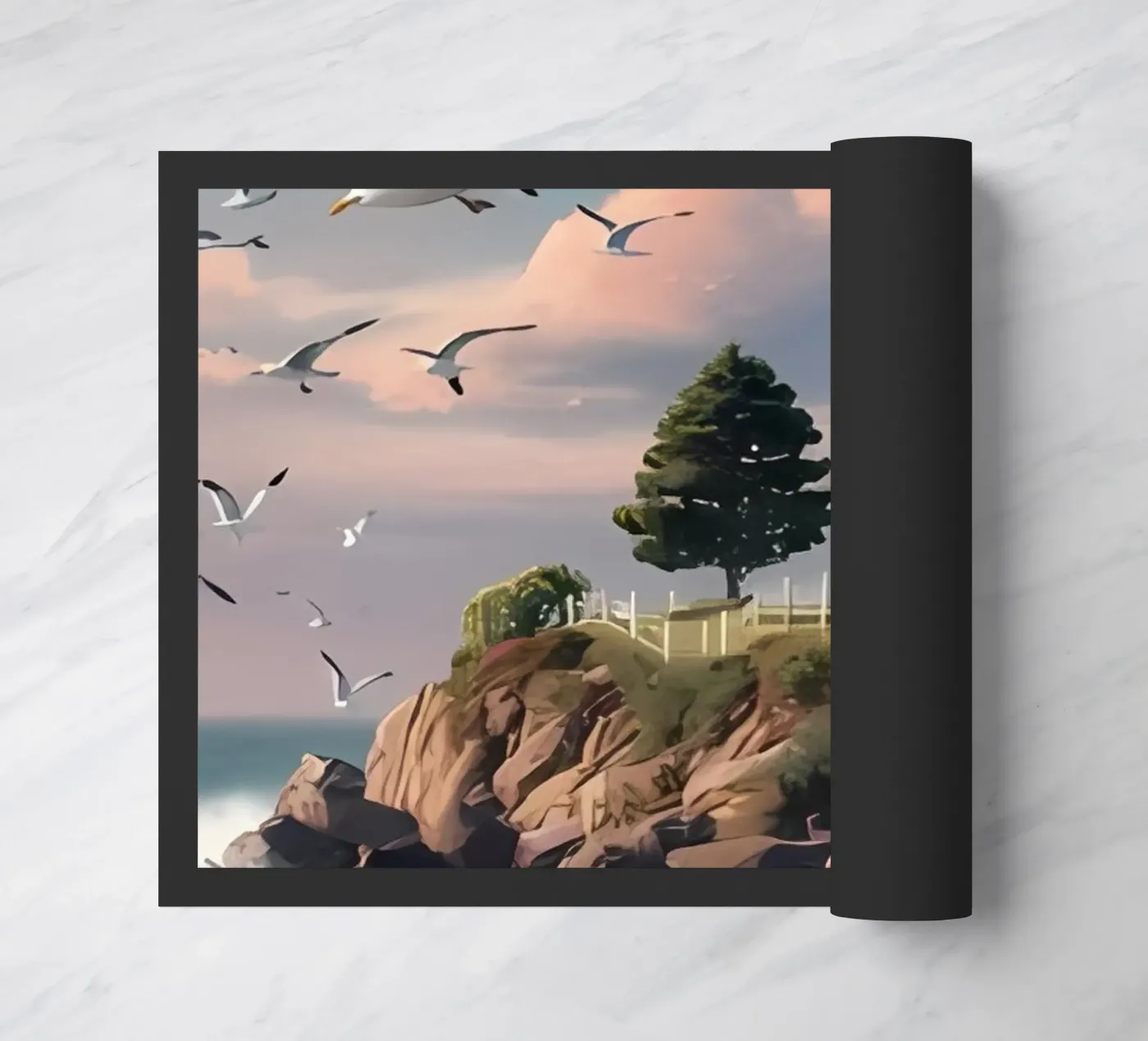 Poster doormat by Kadynce