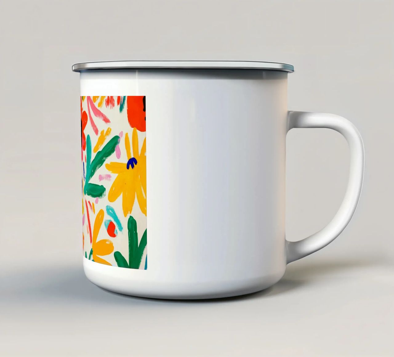 Buon giardino fiorito Henri Matisse tazza in smalto da Modern Muse
