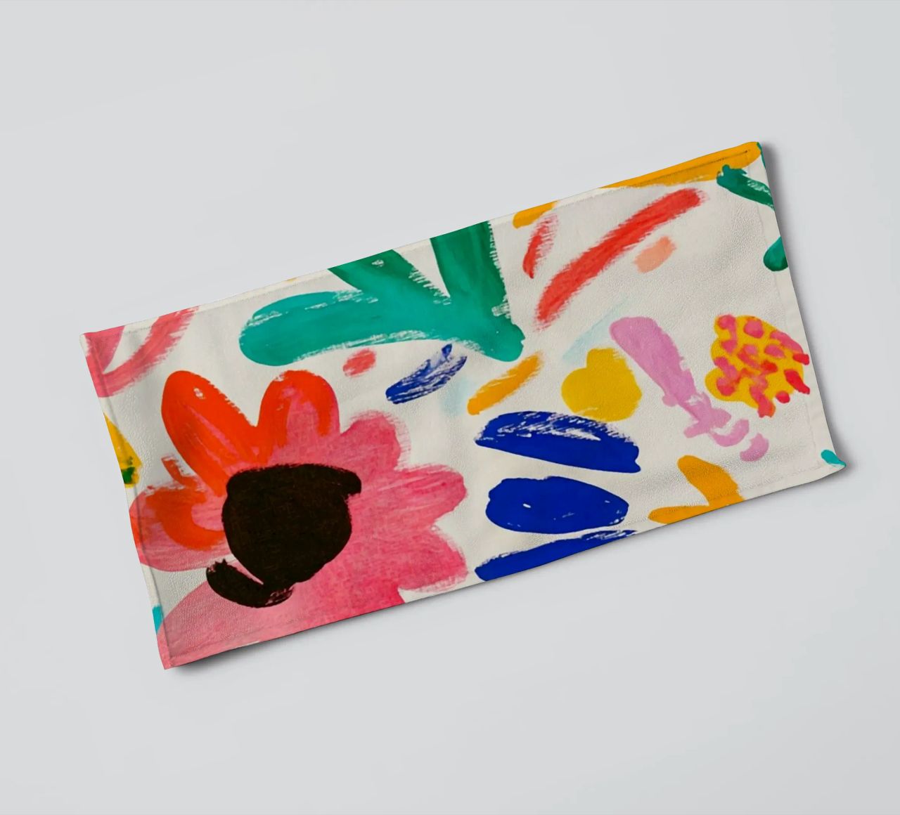 Feliz jardín de flores Henri Matisse toalla de baño de Modern Muse