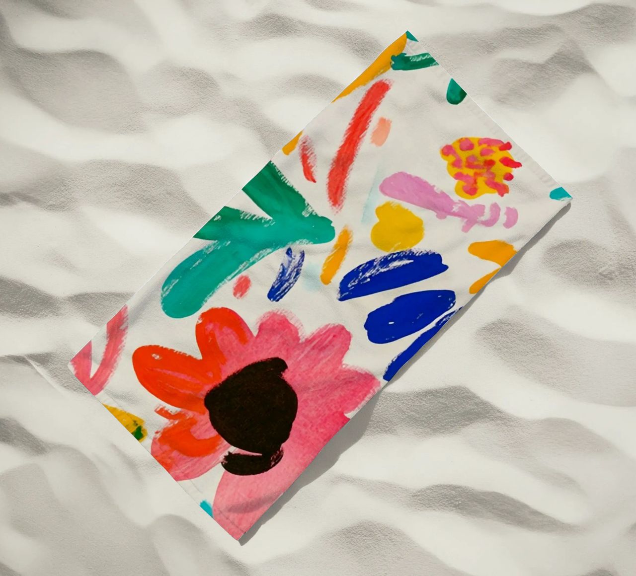 Joyeux jardin de fleurs Henri Matisse serviette de plage de Modern Muse