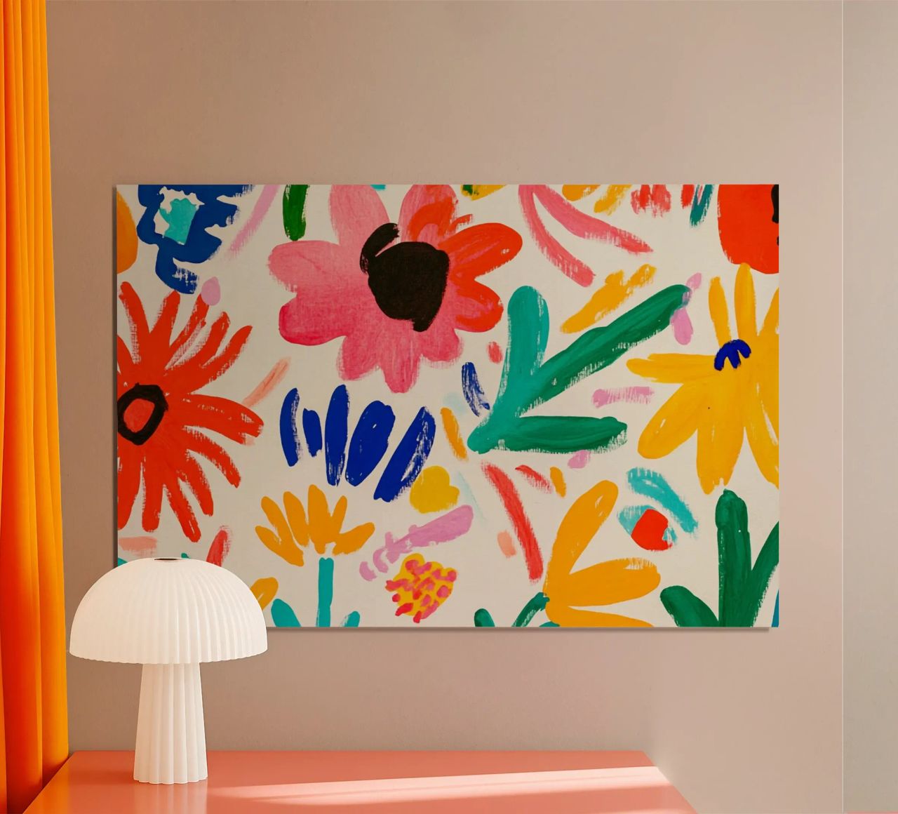 Happy Henri Matisse Flower Garden poster by Modern Muse