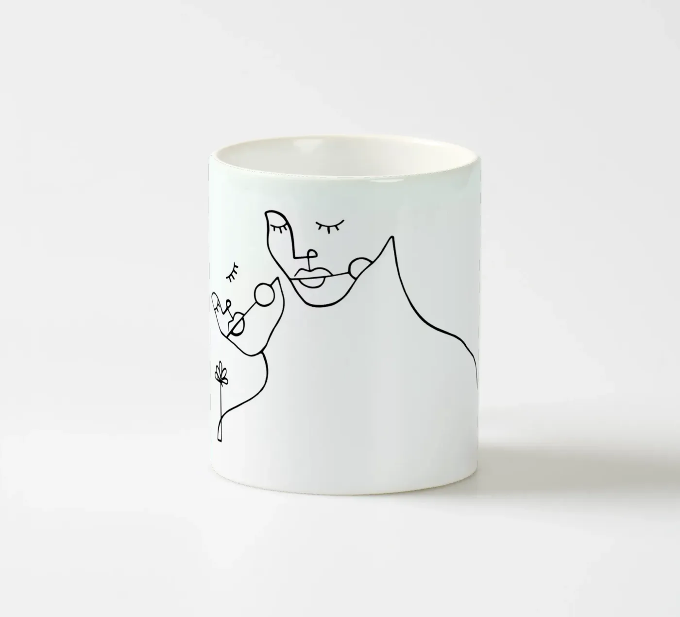 Lovers ceramic mug by Ninhol