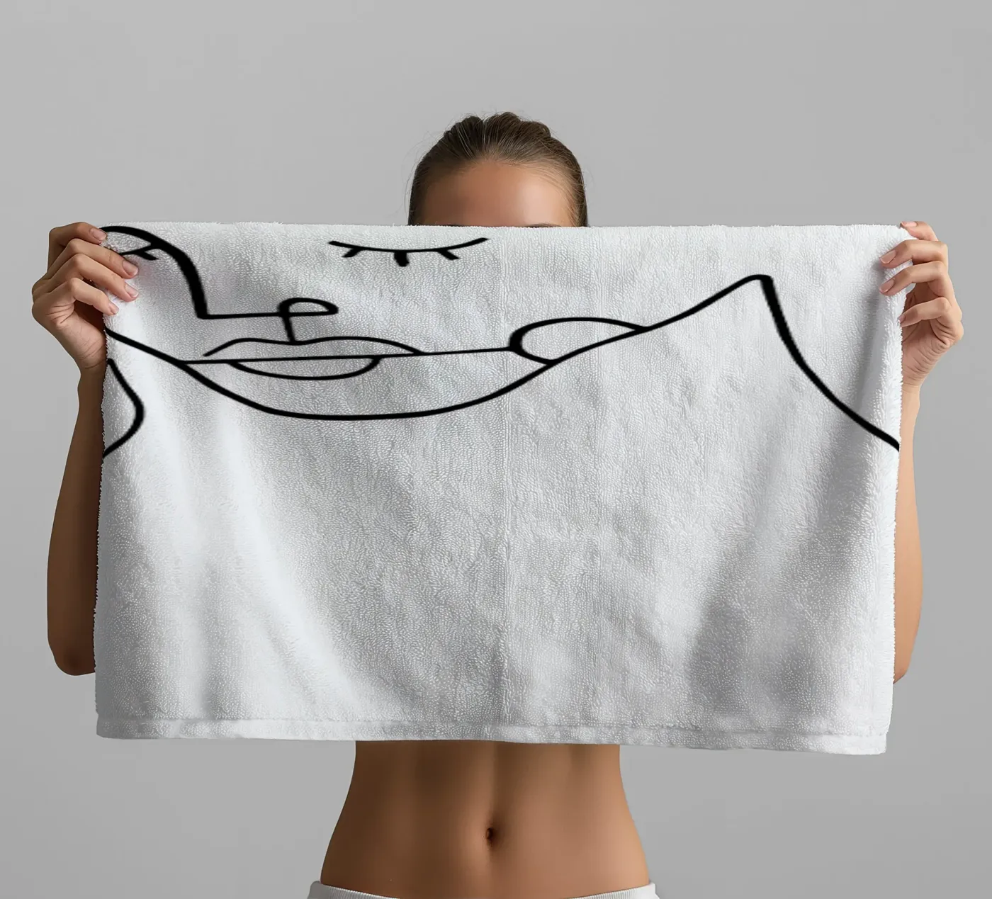 Lovers towel by Ninhol