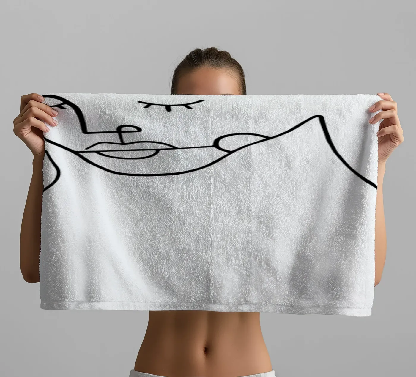 Lovers badhanddoek van Ninhol