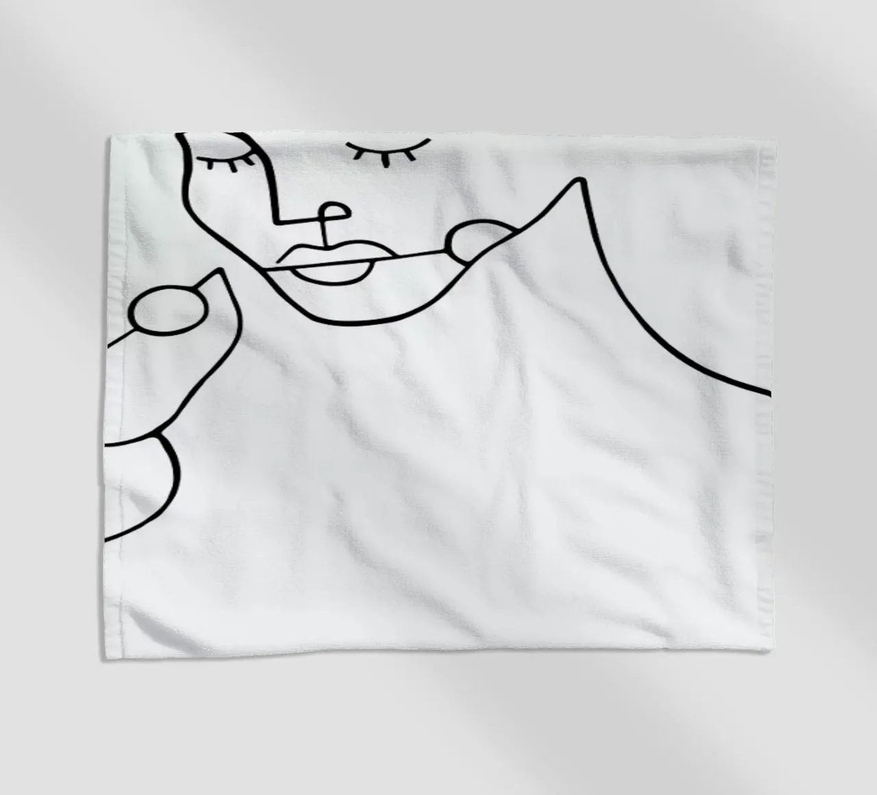 Lovers beach towel by Ninhol