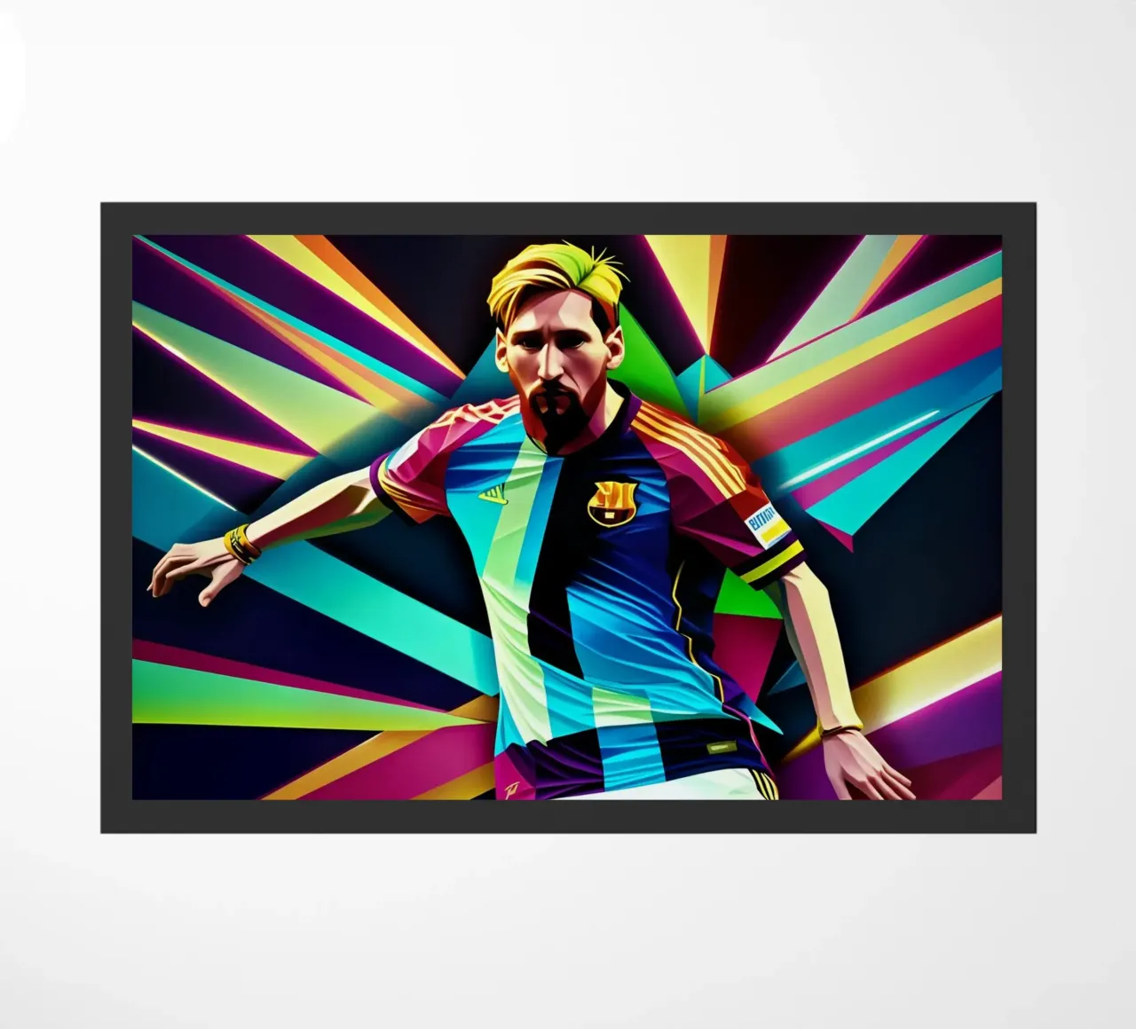 Messi con la palla zerbino da BONANZA