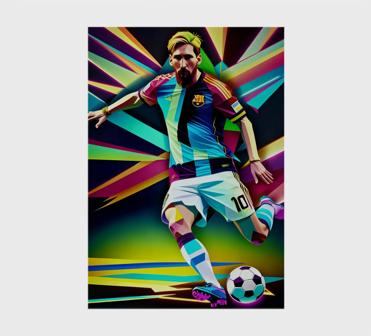 Messi with the ball notebook by BONANZA