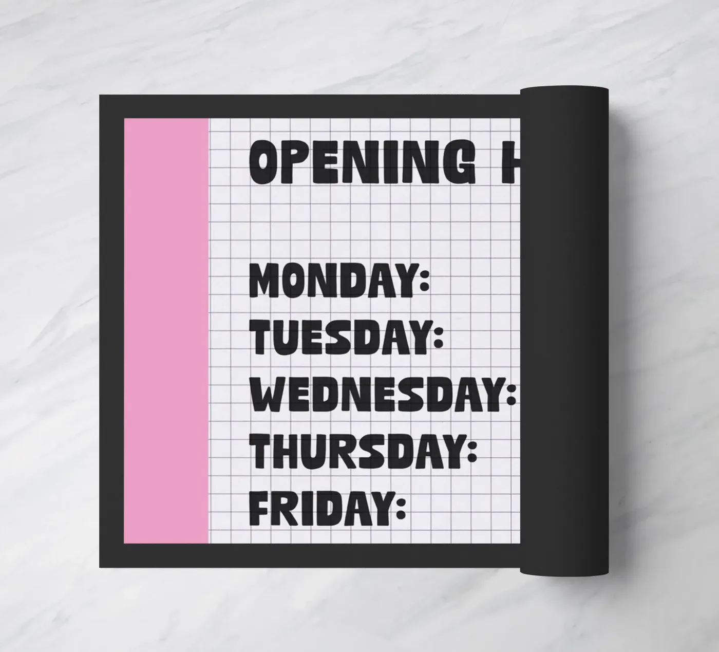 Opening Hours zerbino da TheGrumpyHomeDecor