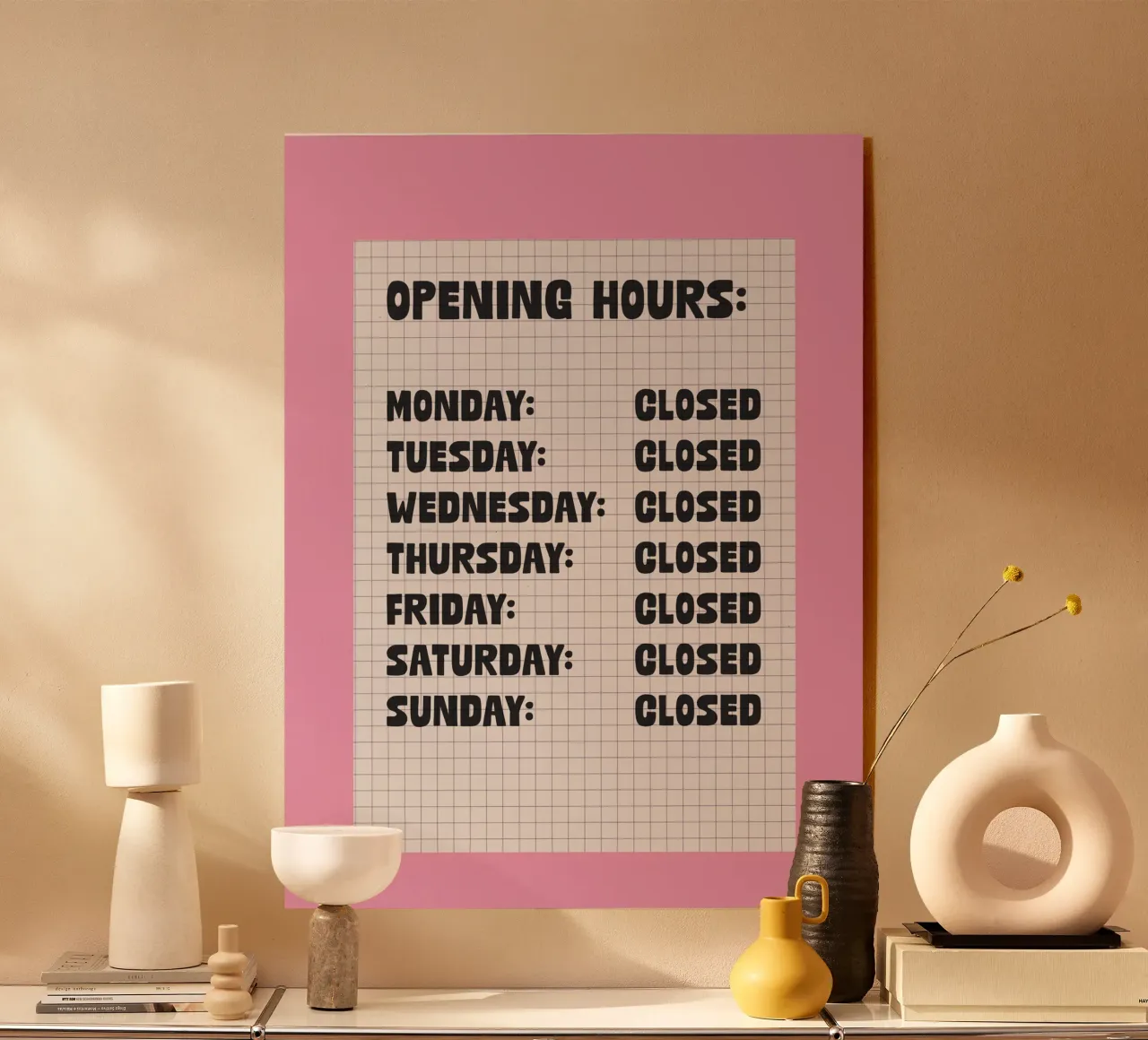 Opening Hours plexiglass da TheGrumpyHomeDecor