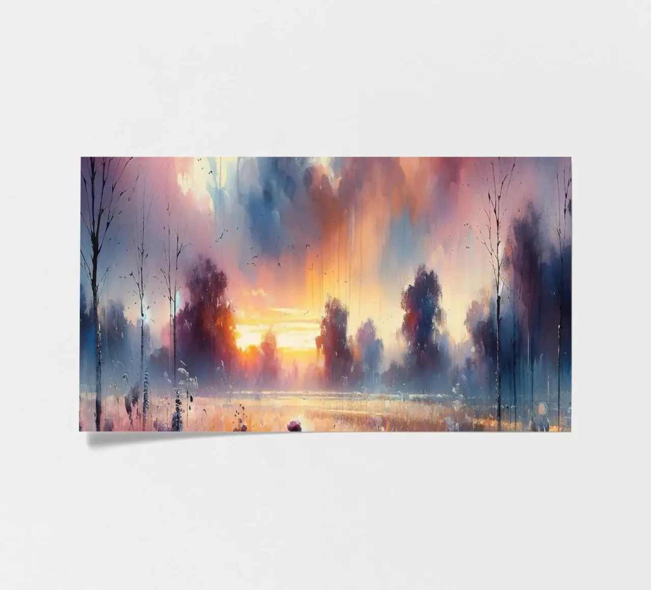 Das flüsternde Licht der Morgendämmerung Stickerbogen von Chromatic Fusion Studio