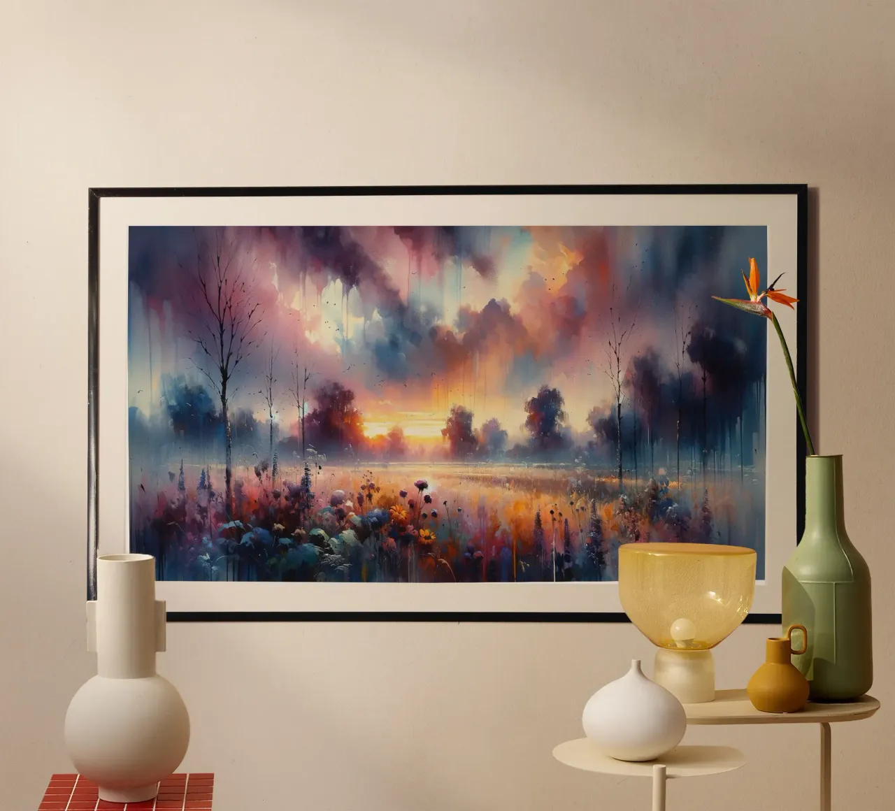 Das flüsternde Licht der Morgendämmerung Hahnemühle von Chromatic Fusion Studio