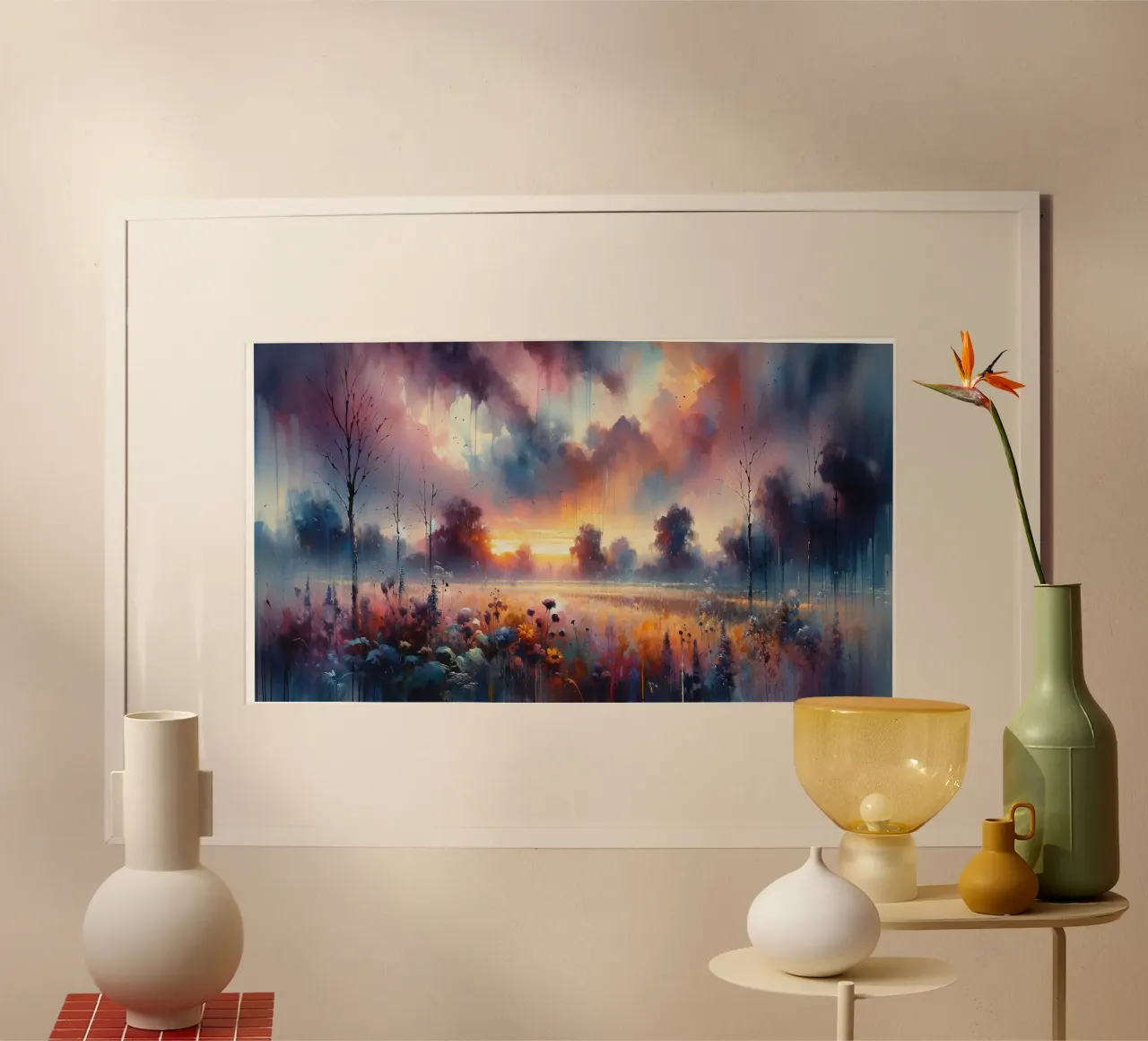 Das flüsternde Licht der Morgendämmerung Hahnemühle von Chromatic Fusion Studio