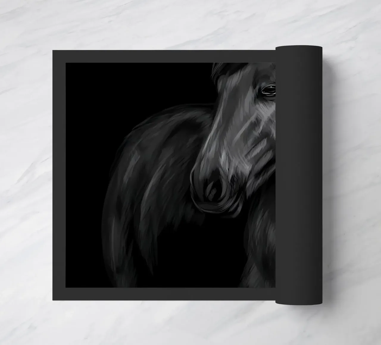 Horse doormat by Delaplane