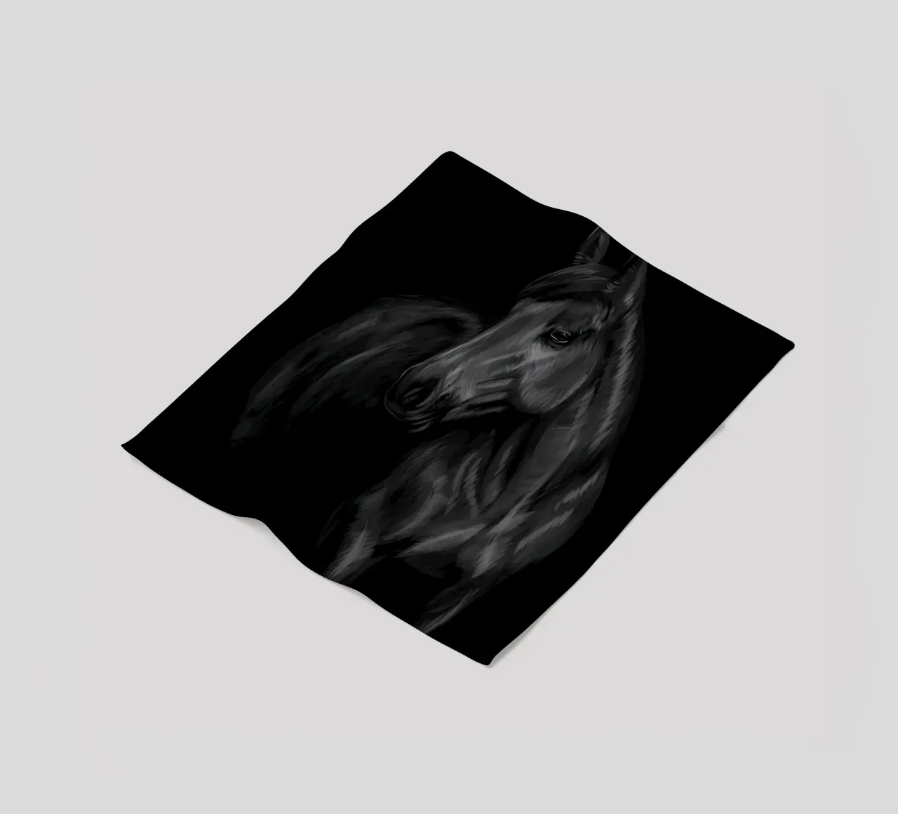 Horse fleece blanket by Delaplane