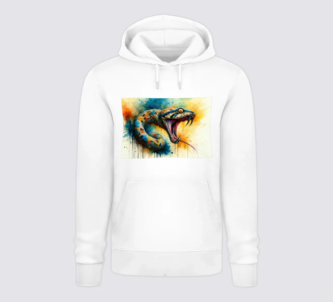Sguardo predatorio scatenato felpa con cappuccio da Chromatic Fusion Studio