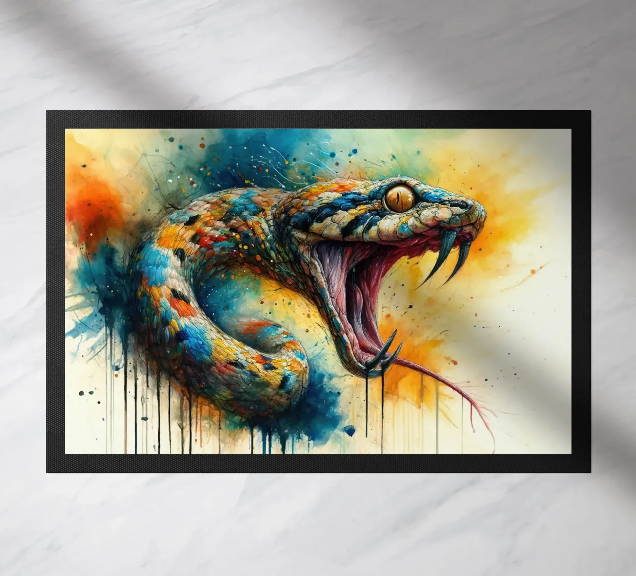 Sguardo predatorio scatenato zerbino da Chromatic Fusion Studio