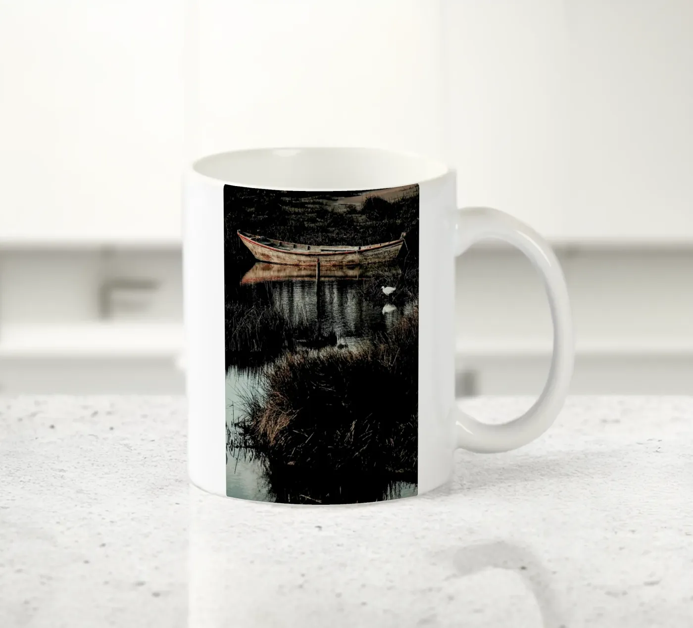 Solitude ceramic mug by Ingrid Beddoes