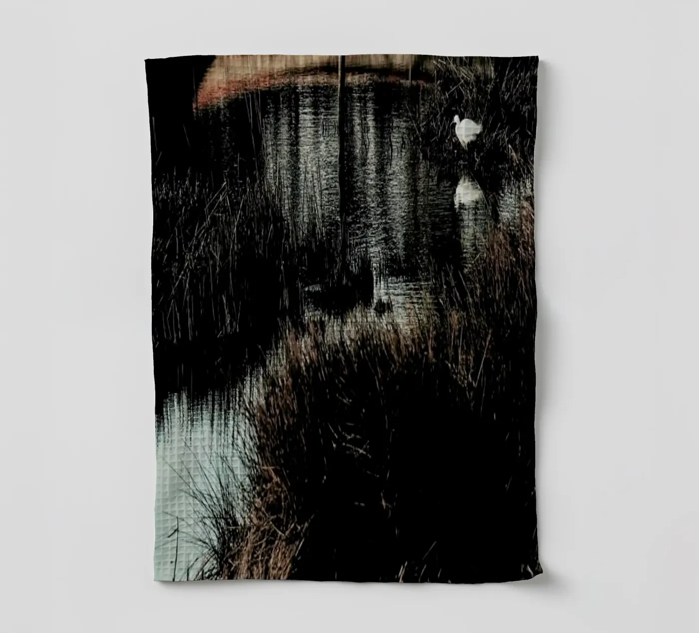 Solitude tea towel by Ingrid Beddoes