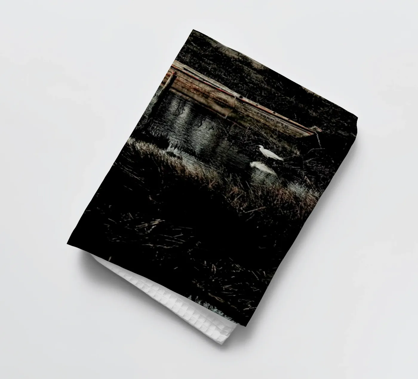 Solitude tea towel by Ingrid Beddoes