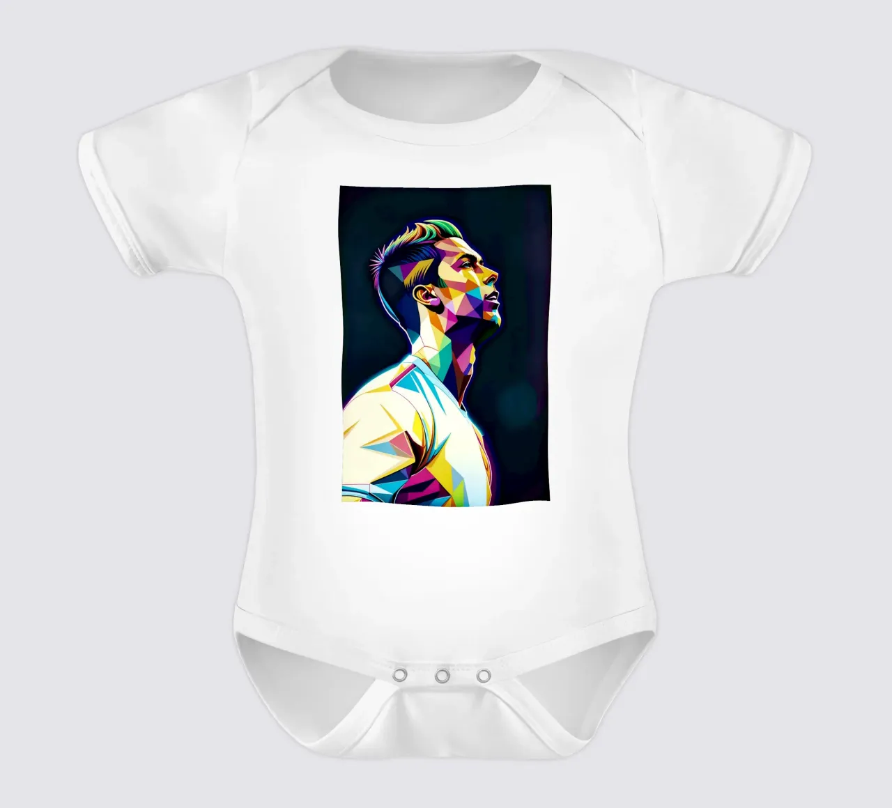 Cristiano Ronaldo neon wpap body neonato maniche corte da BONANZA