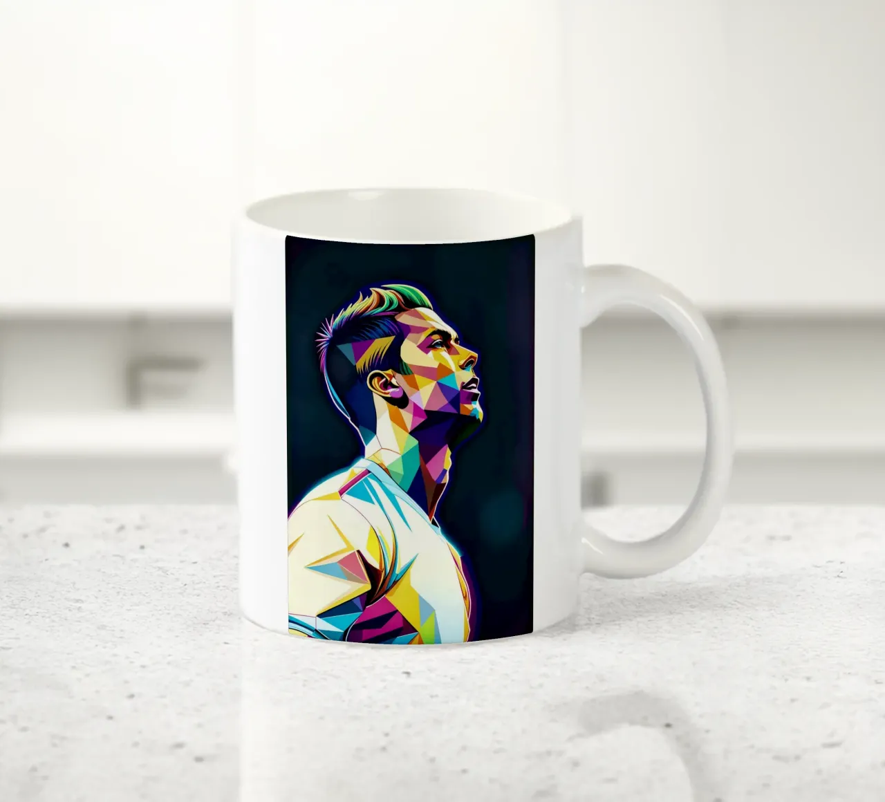 Cristiano Ronaldo neon wpap tazza in ceramica da BONANZA