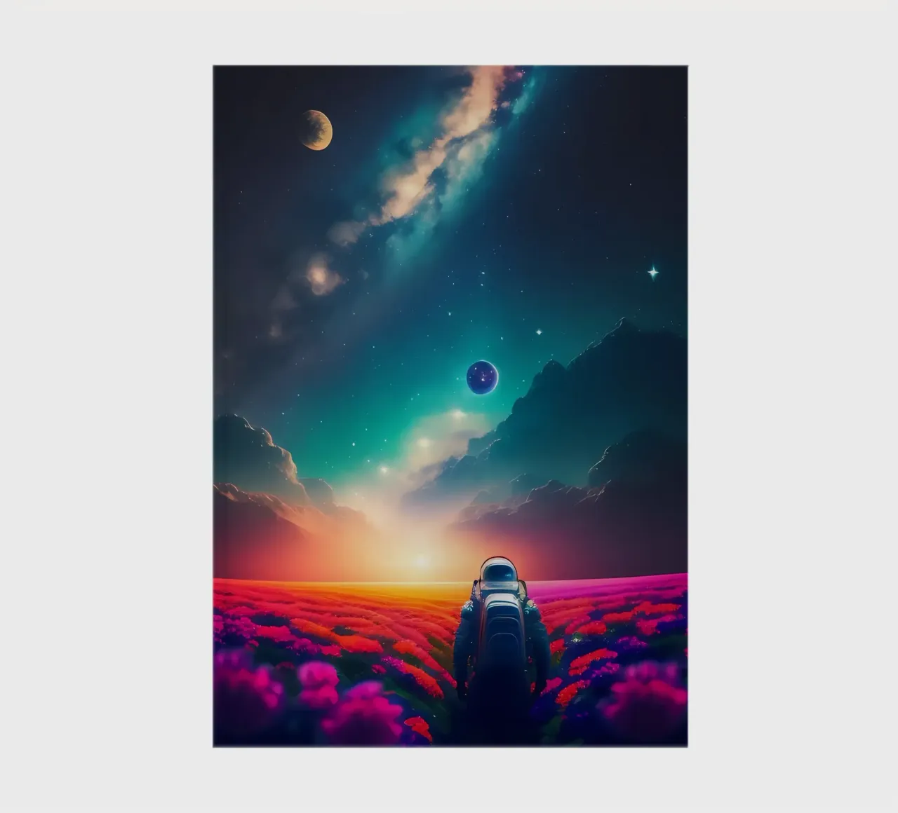 Galaxy Landscape notebook by Mikesell