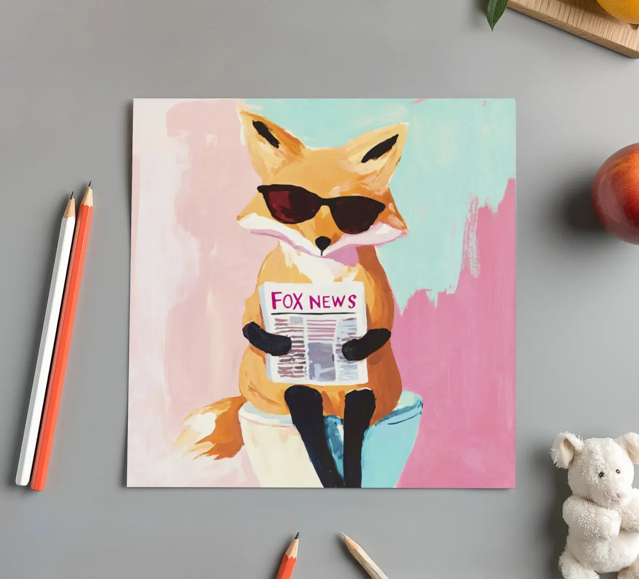 Fox Nieuws onderbreking stickervel van Modern Muse