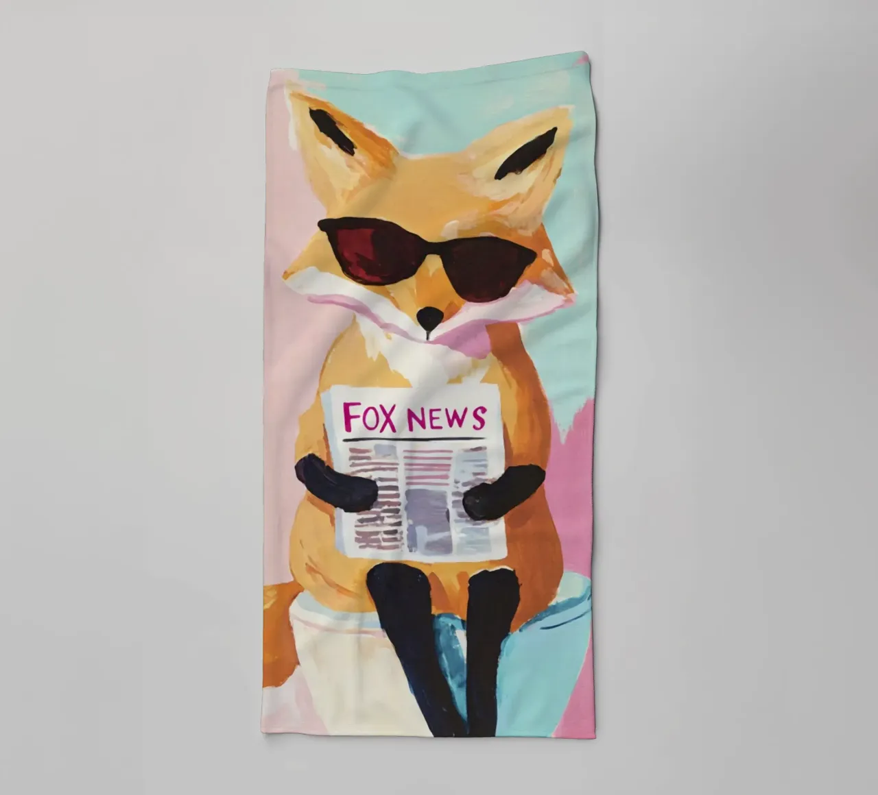 Fox News Break asciugamano da bagno da Modern Muse