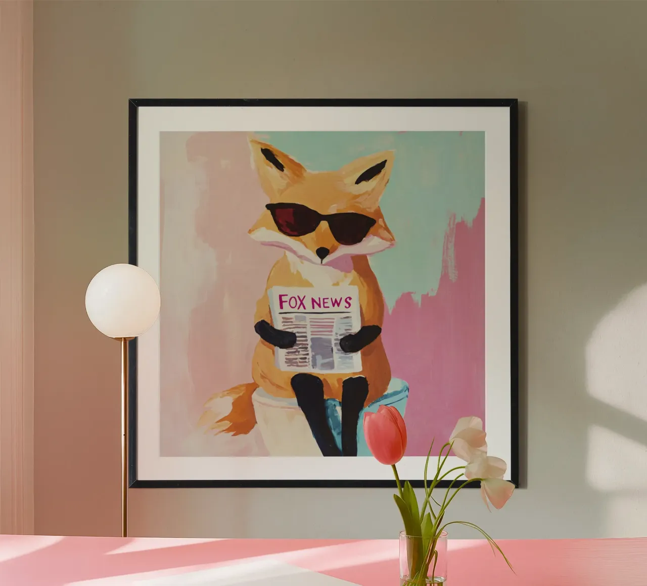 Fox News Break carta hahnemühle da Modern Muse