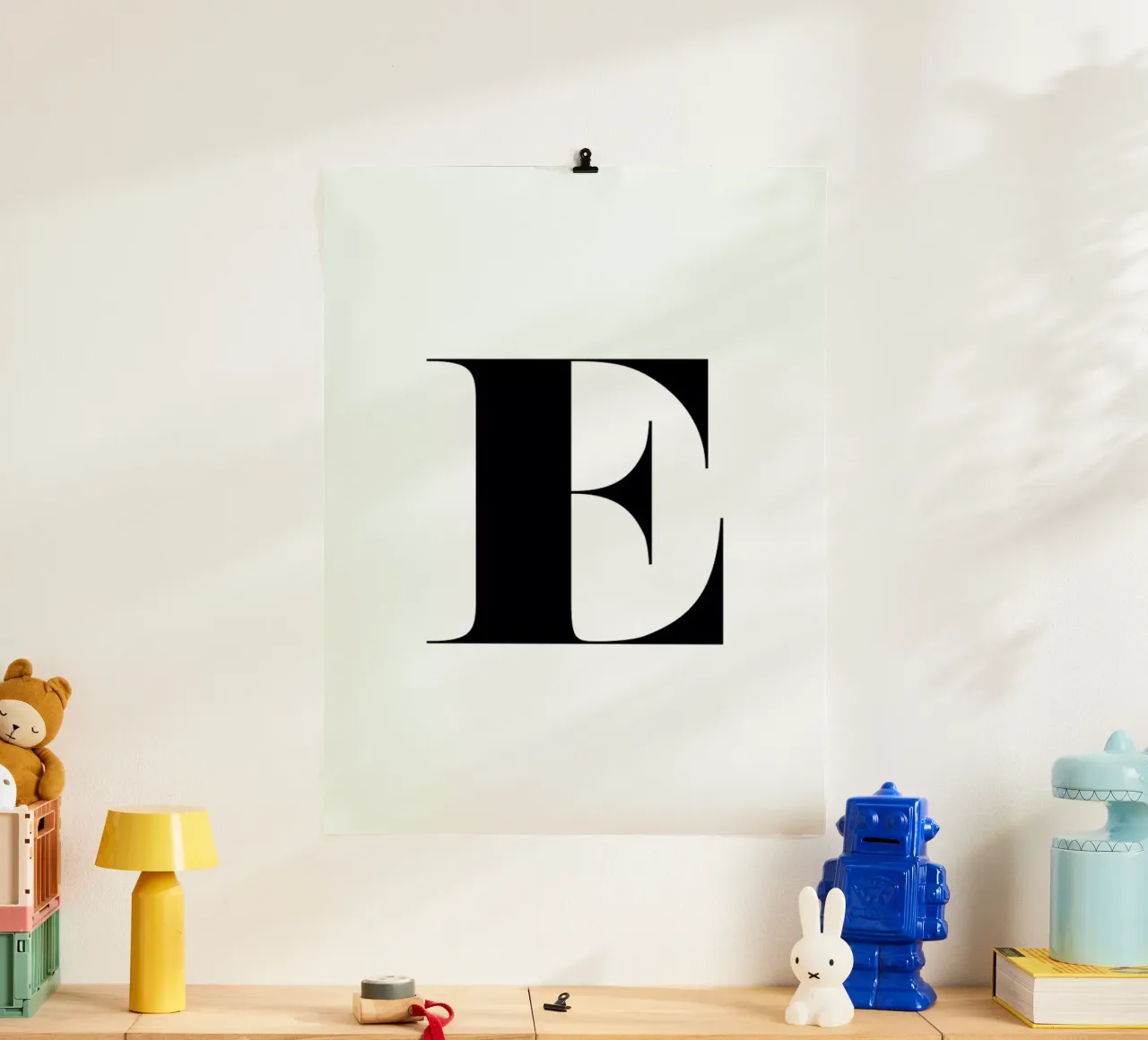 E poster con telaio in plastica da Mottos by Sinan Saydik