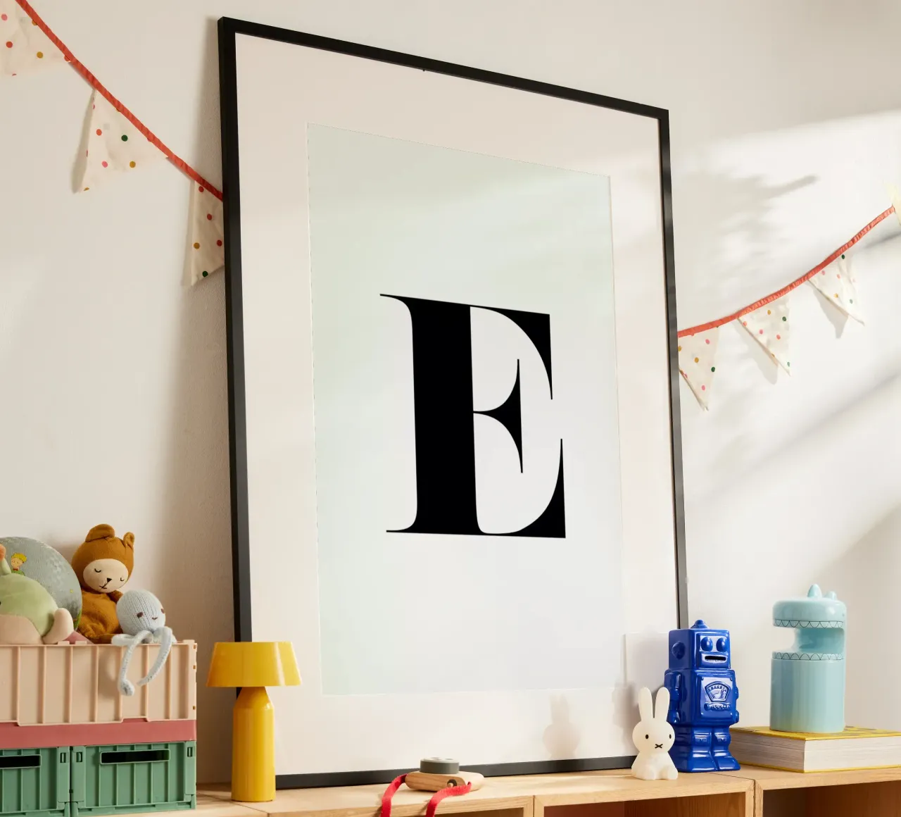 E poster con telaio in plastica da Mottos by Sinan Saydik