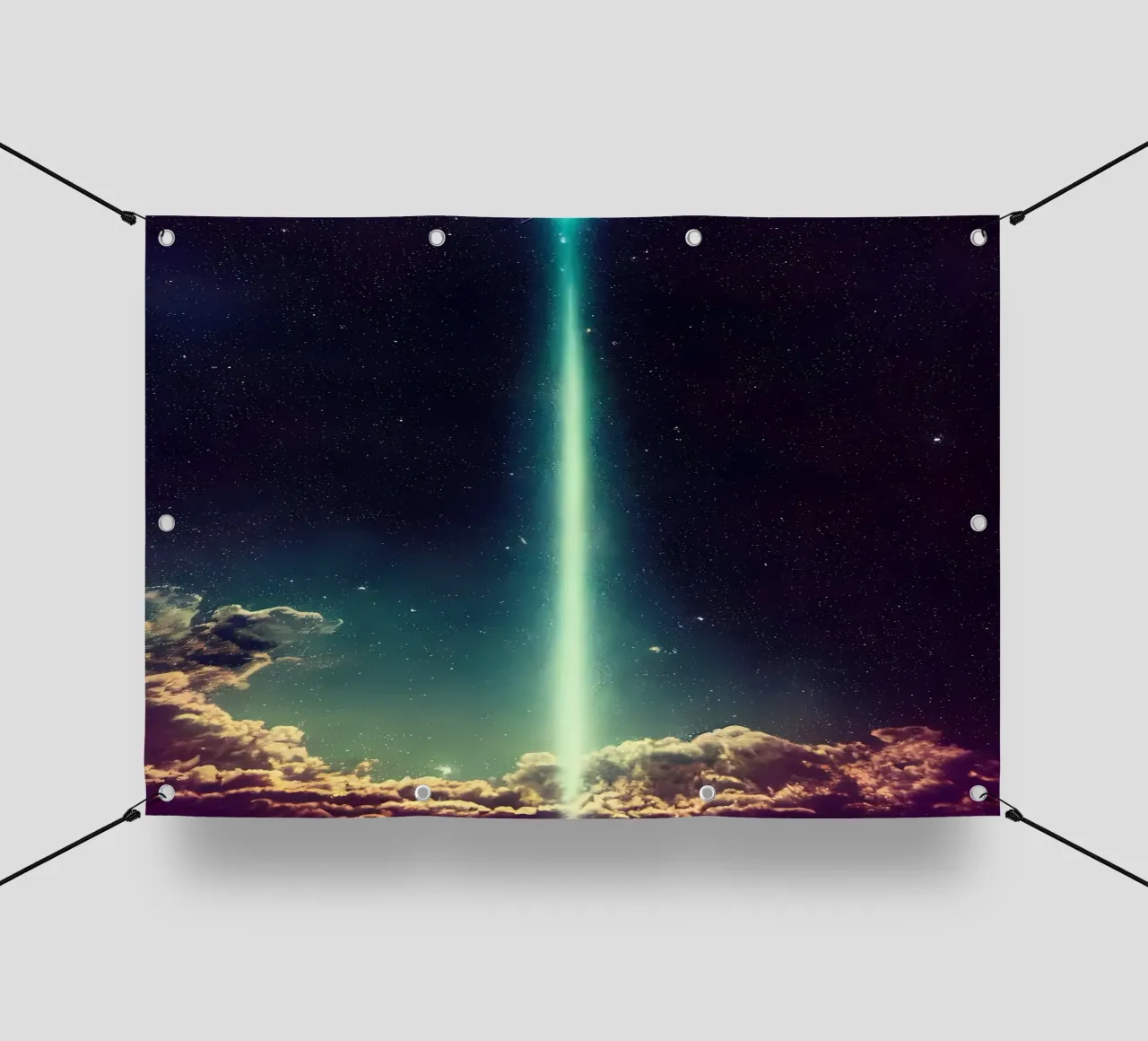 Paesaggio galattico telo in pvc da Mikesell