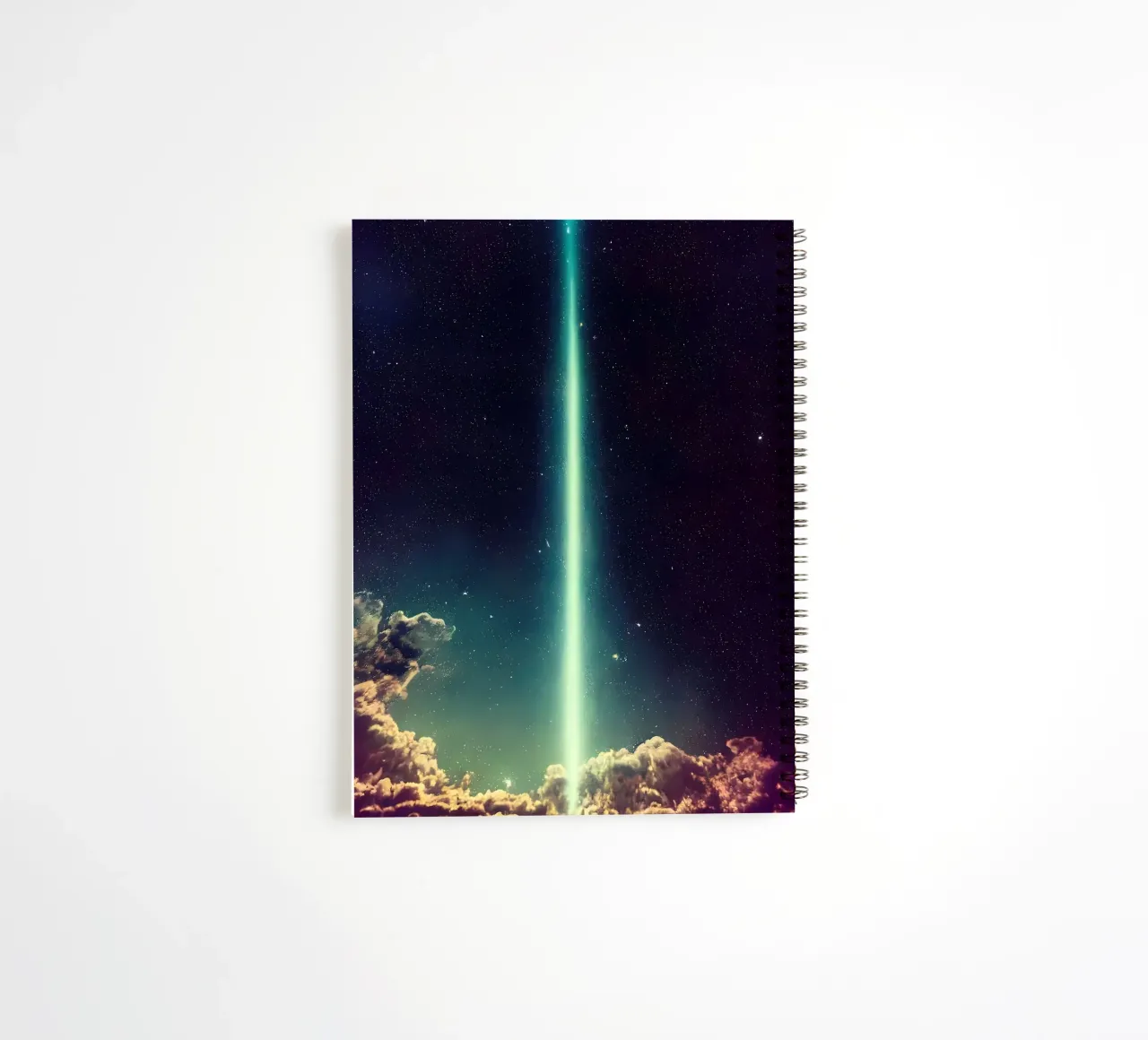 Galaxy Landscape spiral notebook by Mikesell