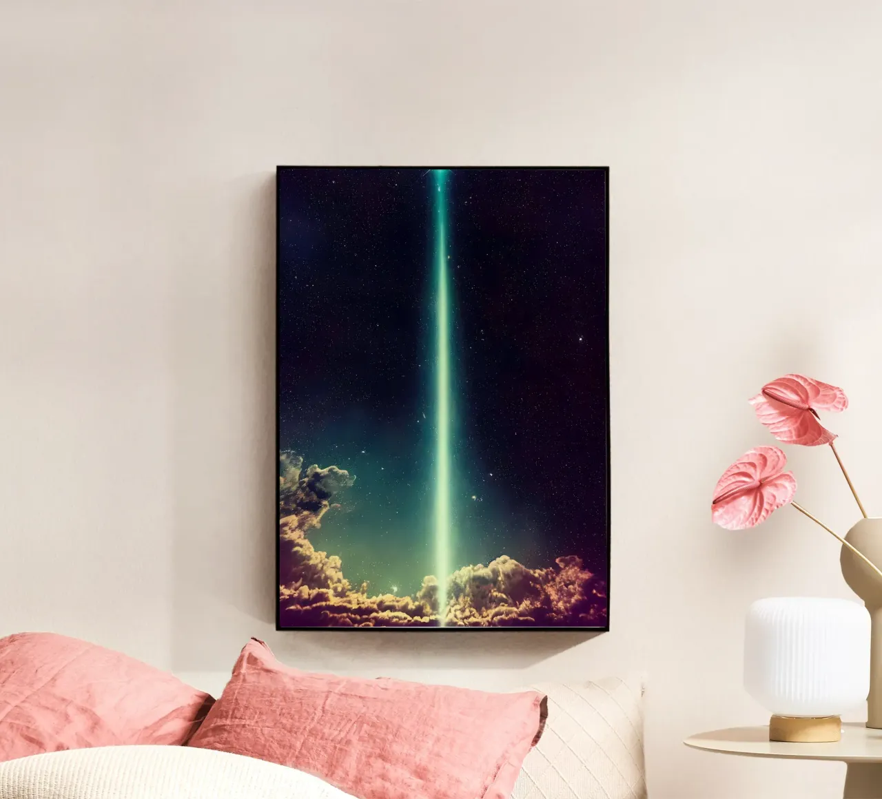 Galaxy Landscape acrylic glass by Mikesell