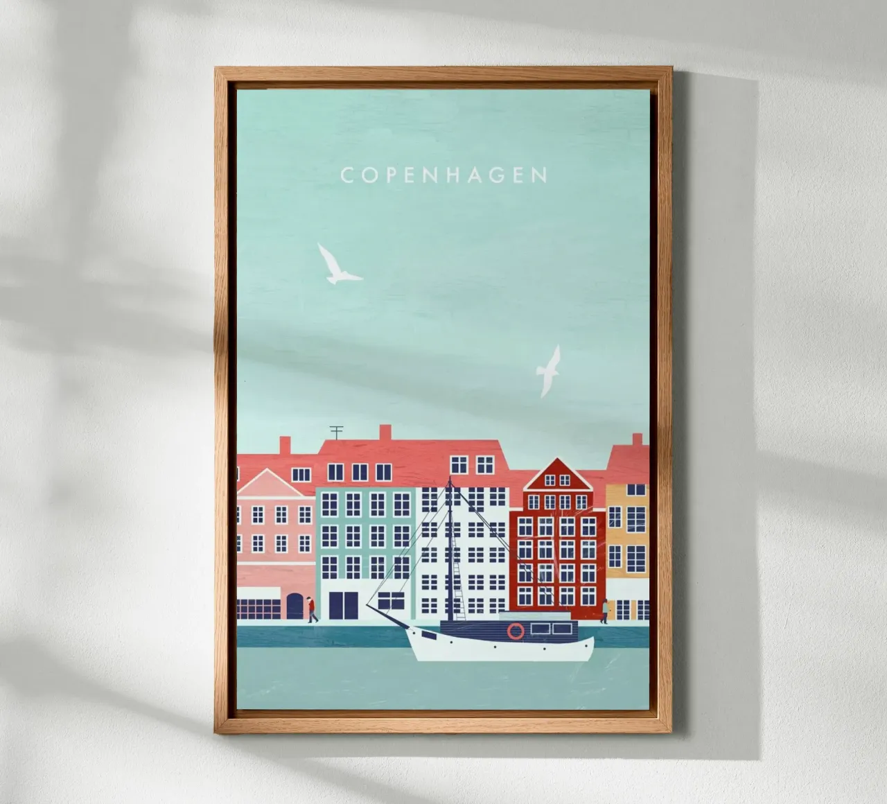 Copenaghen tela con Cornice a cassetta da Katinka Reinke