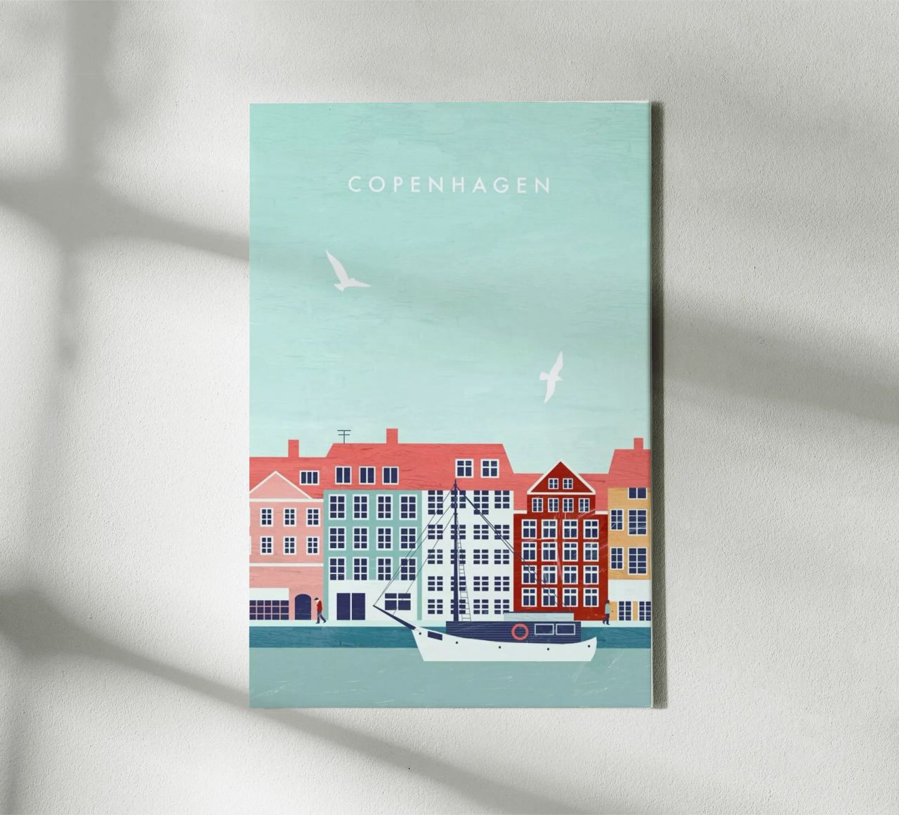 Kopenhagen Leinwand von Katinka Reinke