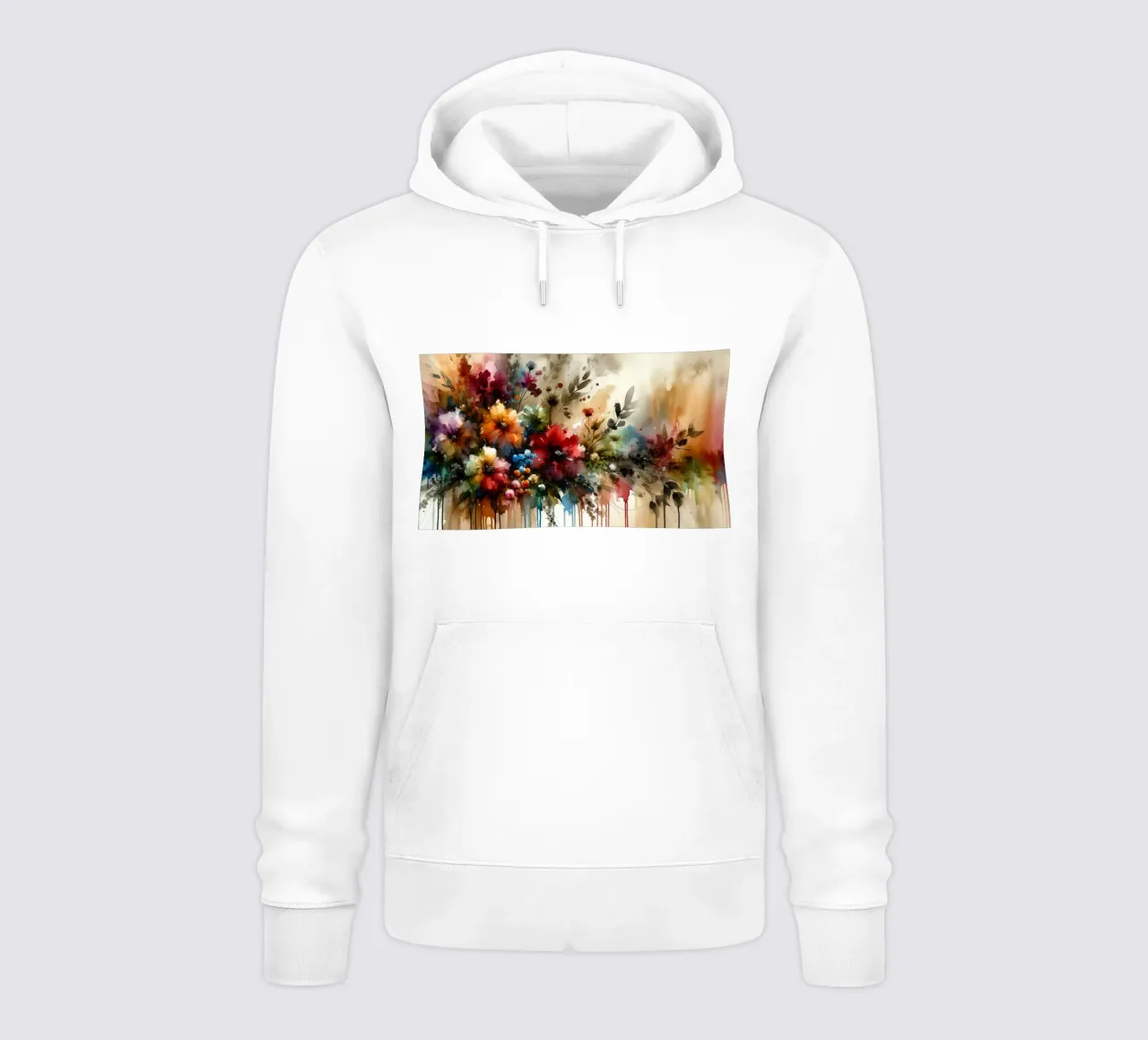 Sinfonia floreale eterea felpa con cappuccio da Chromatic Fusion Studio