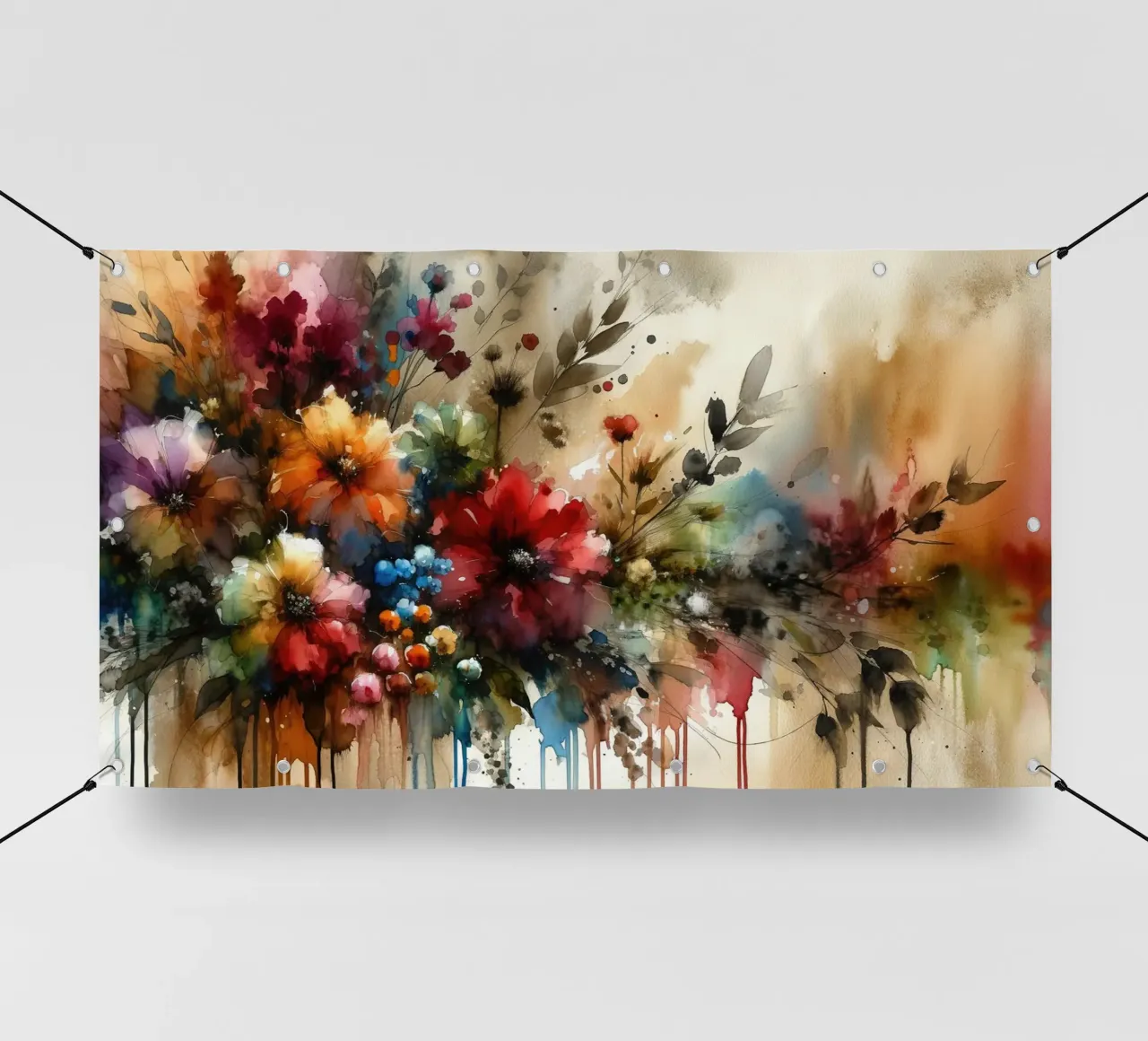 Ethereal Floral Symphony pvc cover by Chromatic Fusion Studio