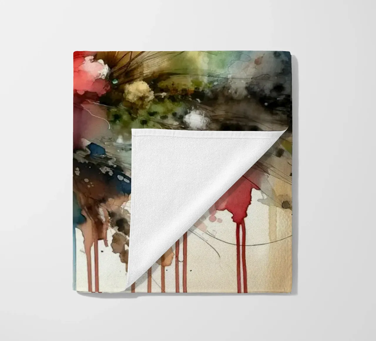 Etherische bloemsymfonie strandhanddoek van Chromatic Fusion Studio
