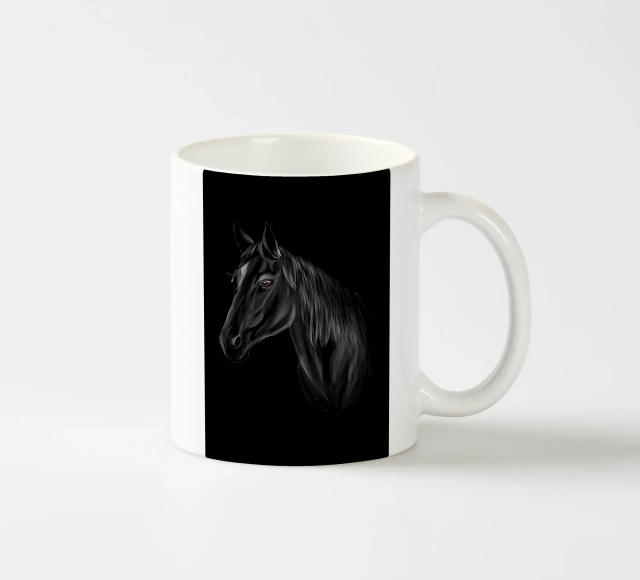 Cavallo tazza in ceramica da Delaplane