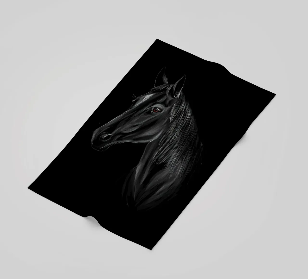 Horse beach towel by Delaplane