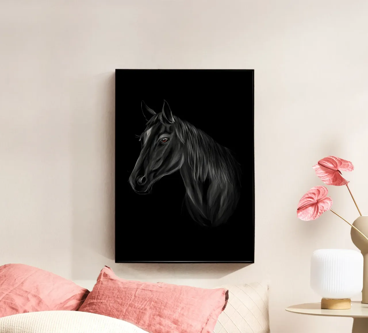 Cavallo plexiglass da Delaplane