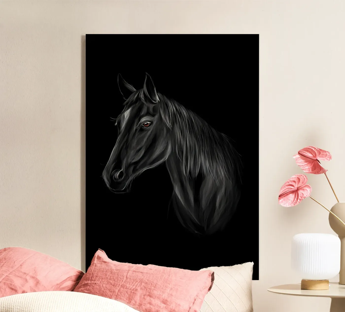 Cavallo plexiglass da Delaplane