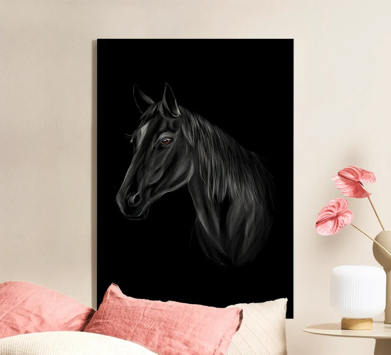 Cavallo plexiglass da Delaplane